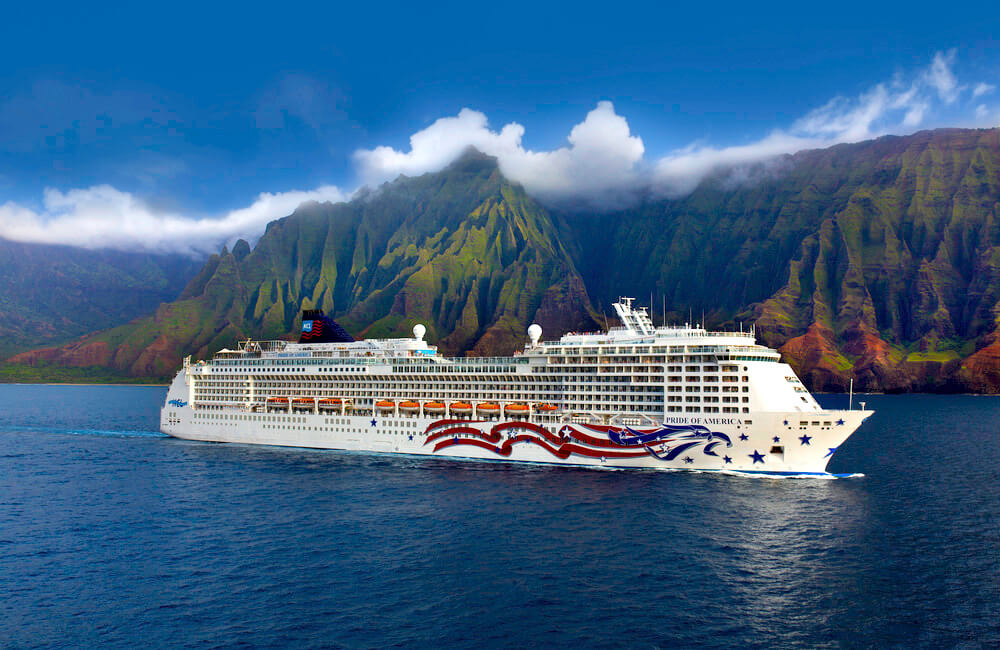 Pride of America, Na Pali Coast, Kauai, Hawaii