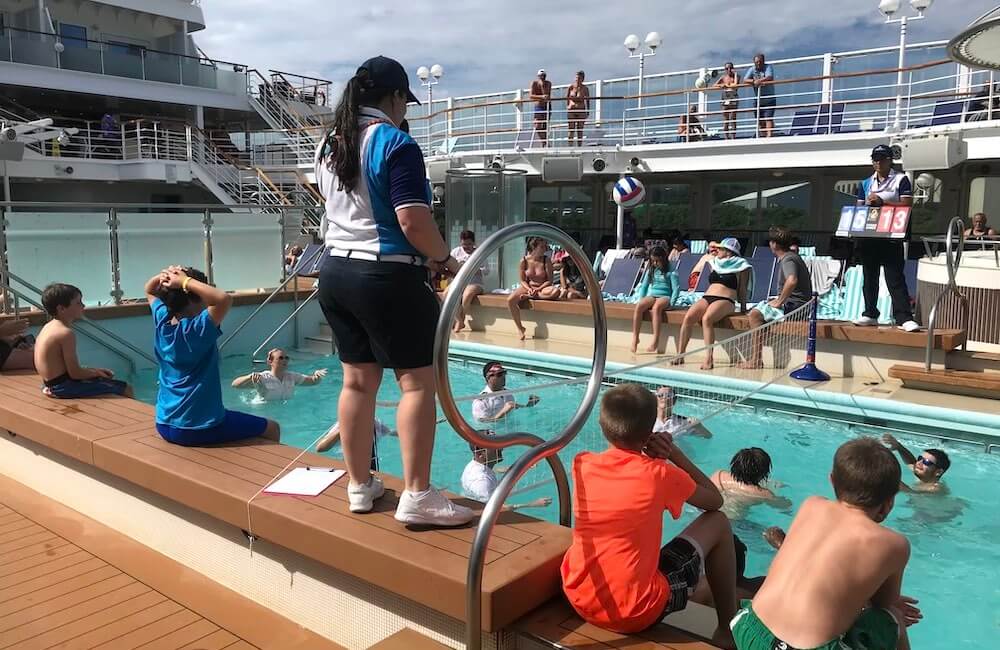 Pride of America, Hawaii Cruise, Water Volleyball