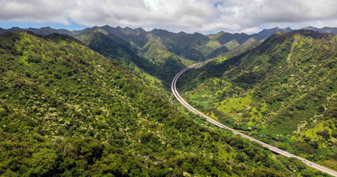 Interstate H3 Highway, Oahu, Hawaii